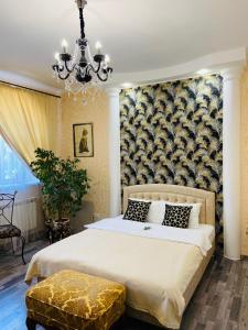 Готель Лаванда на Ривьере , Карпатский чан, Фонтанка 1 Одесса客房内的一张或多张床位