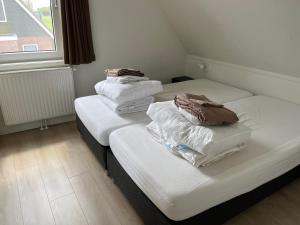 OpperdoesBello的带窗户的客房内设有两张单人床。