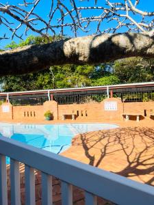 圣卢西亚23 St Lucia Sands的树上阳台的游泳池
