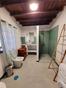 FirgasACORAN FAMILY的一间带卫生间和水槽的浴室