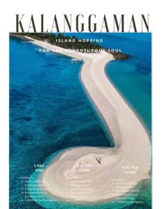 VillabaMonte Alto Eco Resort Villas的列岛旅游目的地的杂志封面