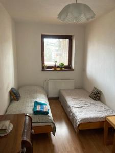 波普拉德U starkych的小型客房 - 带2张床和窗户