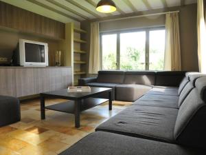 MarloieComfortable Holiday Home in Marche-en-Famenne with Terrace的带沙发和咖啡桌的客厅