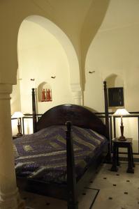 Hotel Chobdar Haveli客房内的一张或多张床位