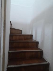 蒂拉登特斯POUSADA PARLATORIUM的木台阶楼梯
