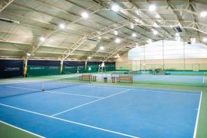 日恰尼奥扎察尼酒店的网球场和2个网球场