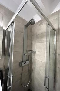 安德罗斯DK Square的浴室内配有淋浴和头顶淋浴