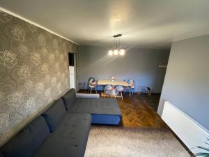 彼得罗沙尼Comfort Home Apartment 2的客厅配有沙发和桌子