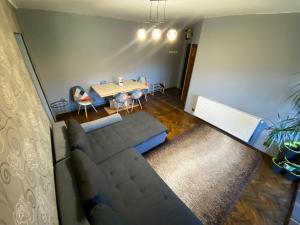 彼得罗沙尼Comfort Home Apartment 2的客厅配有沙发和桌子