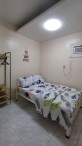 BabakJens Samal Vacation Rental - Centrally Located - Fully Furnished 2br WIFI的卧室配有一张床