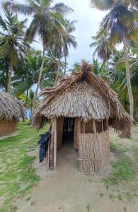 Cabañas tradicionales en isla Aroma平面图