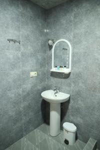 Tʼianetʼih’Olarooms N3的一间带水槽和卫生间的浴室