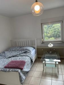 Laurenburg cosy apartment客房内的一张或多张床位