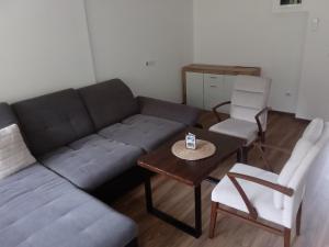 克拉列沃Zicka plaza的客厅配有沙发和桌椅