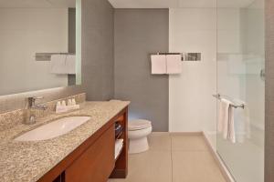奥兰多奥兰多市中心原住客栈的一间带水槽和卫生间的浴室