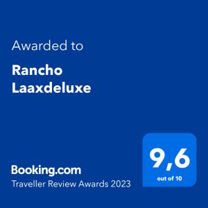 莱克斯Rancho Laaxdeluxe的给ramota laçle发短信的手机的截图