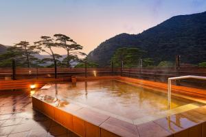 那须盐原市TAOYA Nasu Shiobara的山景热水浴池
