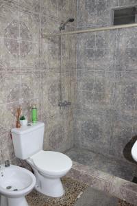 卡特里耶尔Cacique Catriel "PLANTA BAJA" check-in flexible的一间带卫生间和淋浴的浴室