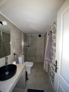 利昂尼迪翁ENGLEZENA'S GUESTHOUSE的一间带水槽和卫生间的浴室