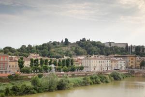 佛罗伦萨The River View in Florence "Costante Art & Design"的享有河流和建筑的城市美景