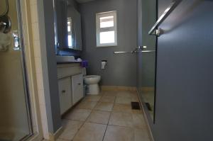里士满Master room &full bathroom with separate entrance in richmond的一间带卫生间和水槽的浴室