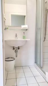 伯尔尼奈德克酒店的一间带水槽和卫生间的浴室