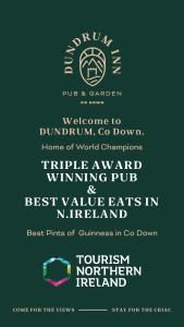 DundrumThe Dundrum Inn B&B的酒节的海报,有获奖者名单