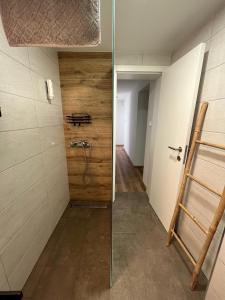 托尔明Azimut Hiša的带淋浴和梯子的小房间