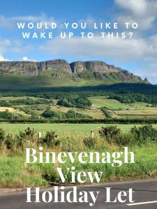 利马瓦迪Binevenagh View, Magilligan Holiday Let的读取的符号 你会想醒来看到这个海 ⁇ 景象