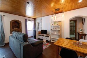 布拉干萨Casa do Javali的客厅配有沙发和桌子