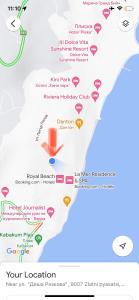 金沙SURF House Villa Rose I Po3a l的瓦拉塔山地图
