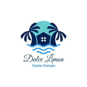 卡沃罗霍Dulce Limón - Costa Campo的海洋和棕榈树标志度假屋