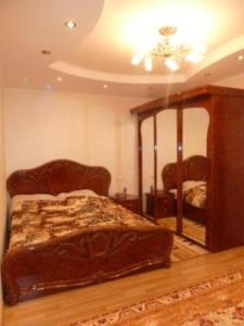 Apartment Illichivsk客房内的一张或多张床位