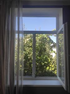 阿哈尔齐赫Katly的享有树景的窗户