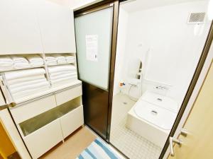 德岛Reina Building 4F / Vacation STAY 61776的一间带水槽和卫生间的浴室