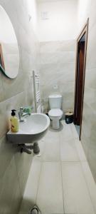 VodataMountain Pearls Home 8的一间带水槽和卫生间的浴室