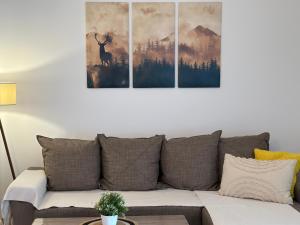 Nirvana Lux Apartman Zlatar的休息区