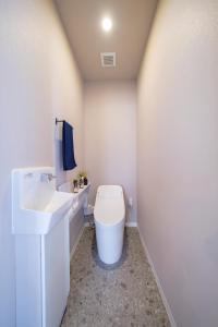 宫古岛Panari的一间带卫生间和水槽的浴室