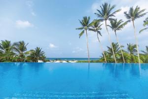 本托塔斯里兰卡RIU全包酒店的一座棕榈树和海洋游泳池