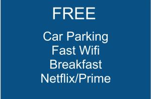 史云顿SW住宿加早餐酒店的阅读免费停车标志的标志,快速的WiFi,早餐网