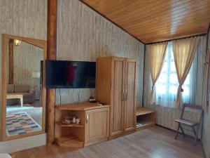 SrazimirComplex Barite的带电视的客厅和带沙发的房间