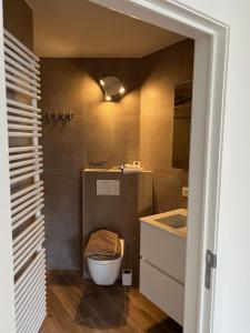 德哈恩De Haan App 1的一间带卫生间和水槽的浴室