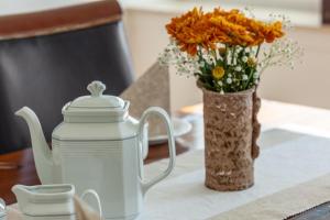 奥尔斯贝格Elim的茶几,茶壶和花瓶