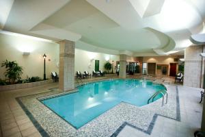 林垦林肯大使套房酒店的酒店大堂的大型游泳池