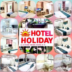 海防Holiday Hotel 2的相串的酒店房间照片