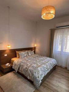 2 bedroom apartement in the center of cairo客房内的一张或多张床位