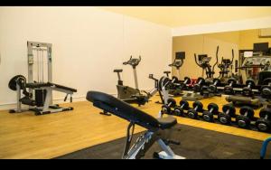 Kilconquhar castle estate villa 7, 4 bed sleeps 10的健身中心和/或健身设施