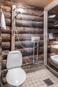 波西奥西姆瑞奇度假旅舍的一间带卫生间和水槽的浴室