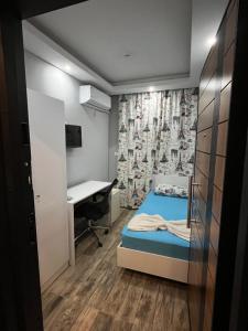 Yakamoz Apart Otel客房内的一张或多张床位