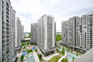 胡志明市Căn hộ Westgate- 2N House的城市高楼空中景观